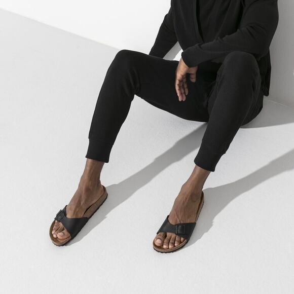 BRAND NEW BIRKENSTOCK MADRID BLACK SANDALS - Picture 8 of 14